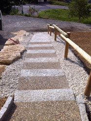 Espace Création Nature pose de pavés en Haute-Savoie 74