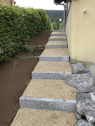 Espace Création Nature pose de pavés en Haute-Savoie 74