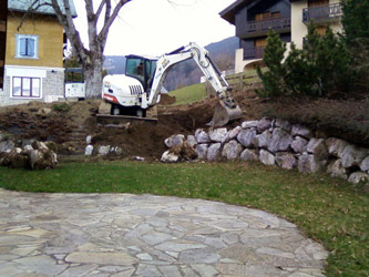 Espace Création Nature enrochement en Haute-Savoie 74 Grand Massif Arâches