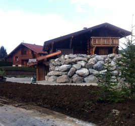 Espace Création Nature enrochement en Haute-Savoie 74 Grand Massif Arâches