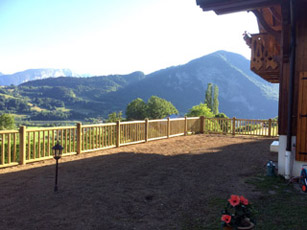 Espace Création Nature terrasse en bois en Haute-Savoie 74
