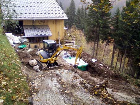 Espace Création Nature terrassement et VRD en Haute-Savoie 74 Grand Massif Arâches